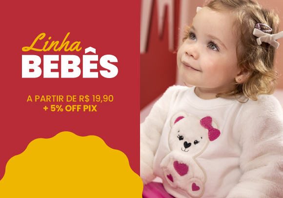 BANNER N4.1 - Linha bebê a partir de R$19,90